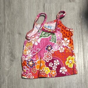 4/$30 Colorful Floral Tank Top